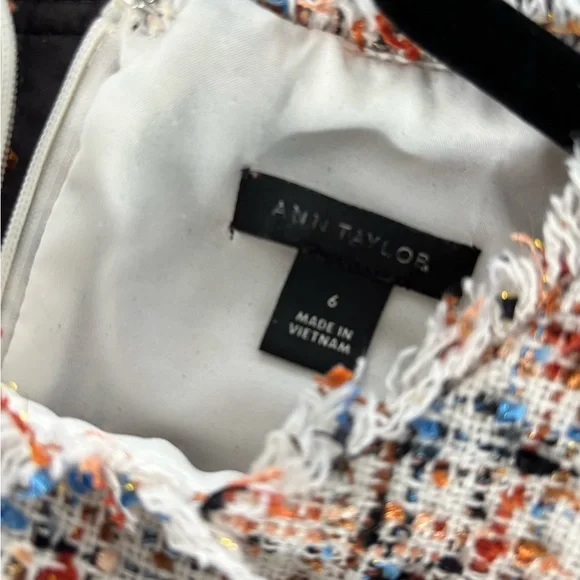 Ann Taylor Multicolor Tweed Dress - Picture 4 of 5